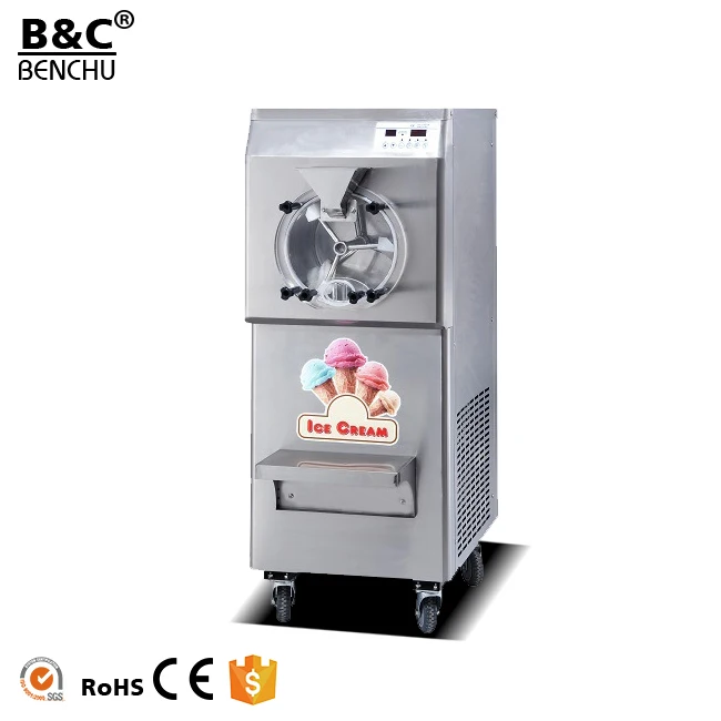 Commercial Italian Hard Ice Cream Making Machine / Hard Ice Cream Machine Batch Freezer for Sale