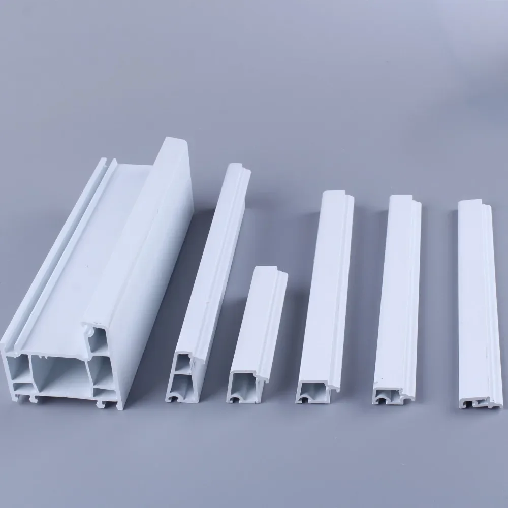 White PVC UPVC Profile Plastic for Window and Door Moulding for Apartment Use