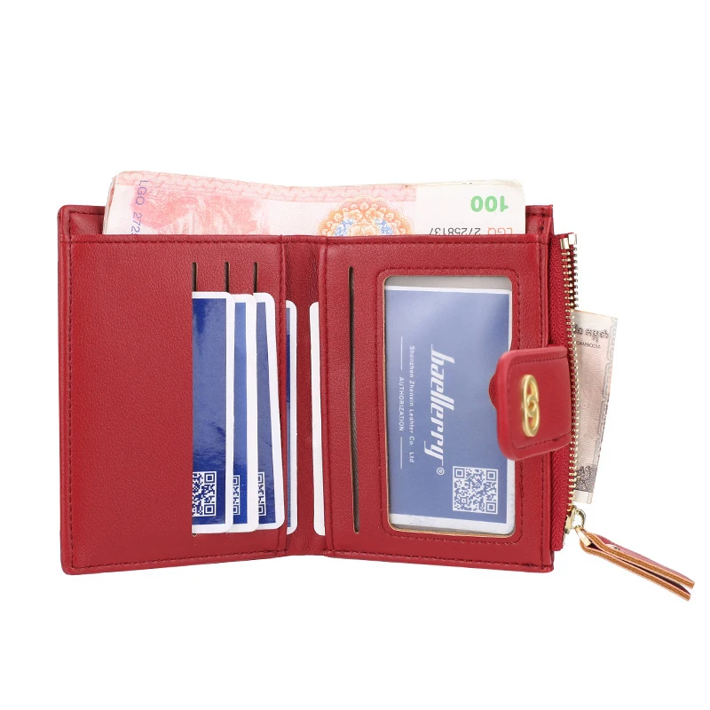 Luxury Women Diamond Plaid Wallet Short Cheap PU Leather Money Bag Multi-card Card Holders Lady Purse Zipper Wallet