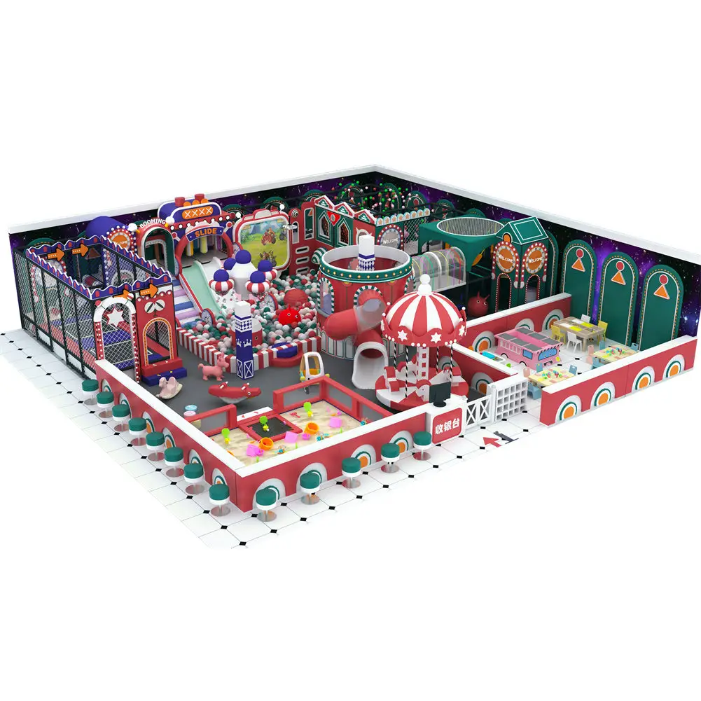 TUV Certified Commercial Toy Naughty Castle Indoor Play Customized Inside Playground For Kids