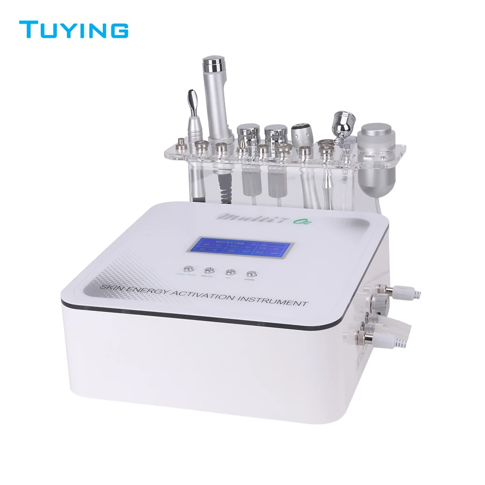 7 in 1 micro current facial rf machine oxygen spray skin whitening device