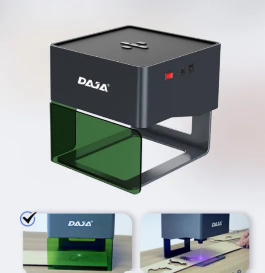DAJA DJ6 Mini Portable Computer Serial Number Warehouse Name Badges Diode Laser Engraving Machine Laser Engraver Cutter