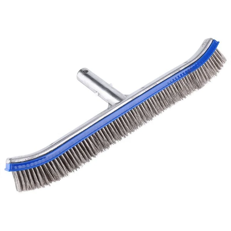 Waterproof 18inch Swimming Pool Steel Brush Bottom Cleaning Supplies for Pond Spa Hot Spring swimming Pool equipment
