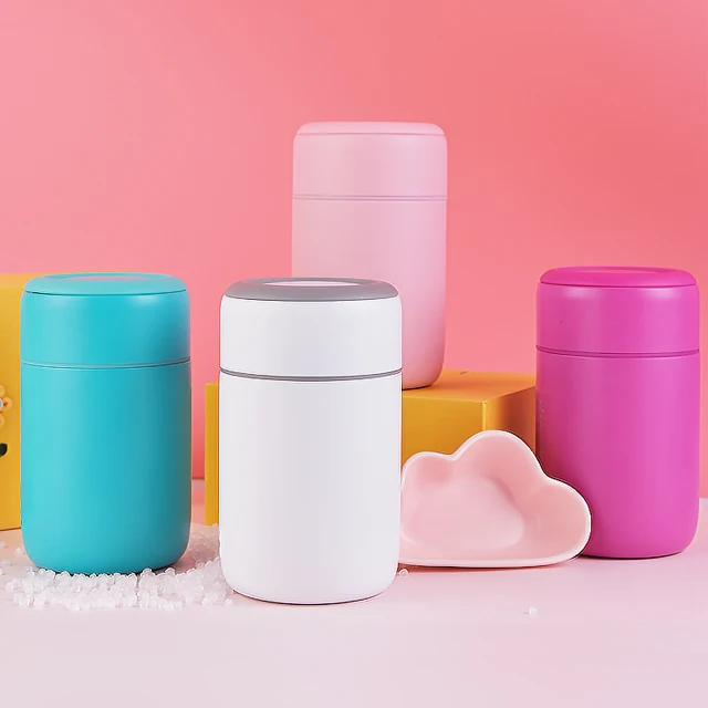 mini 500ml kids school double wall vacuum thermos insulated stainless steel food jar flask for food warning