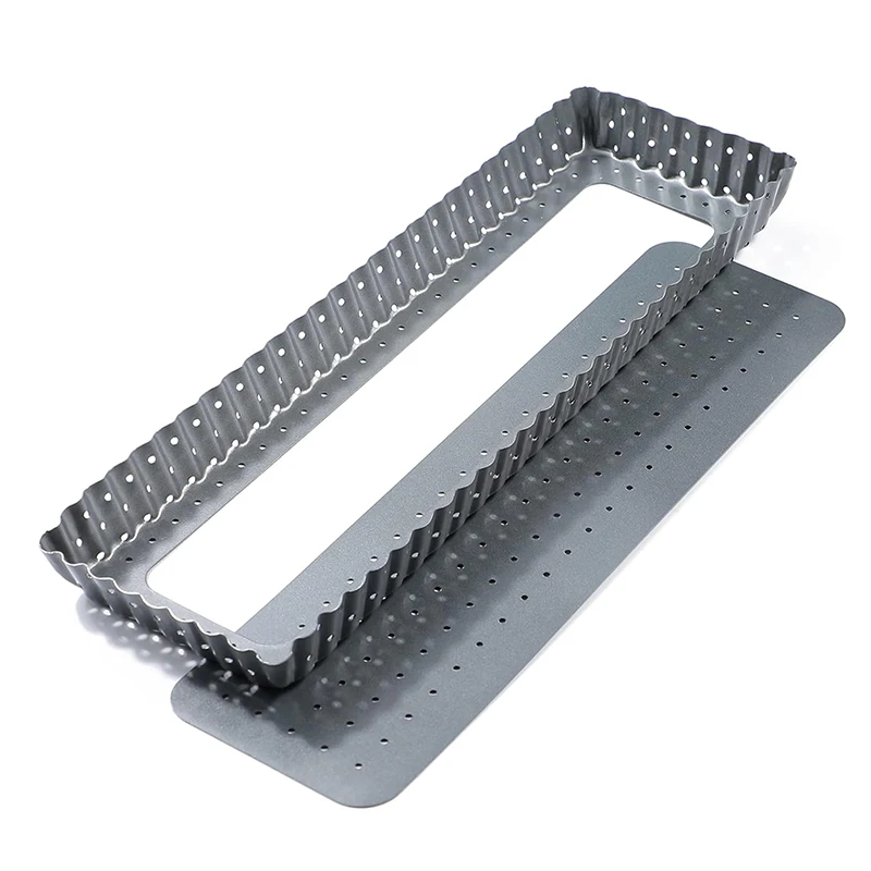 Aluminum pie pan round rectangular bread pan heavy duty mini egg tart baking tray small perforated spring form cake pan set