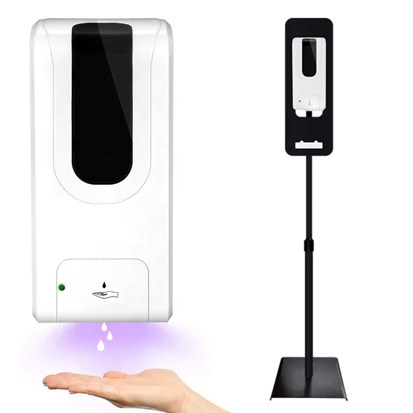 
1000ml touchless hand disinfection machine wall mounted automatic liquid alcohol sanitizer soap dispenser 