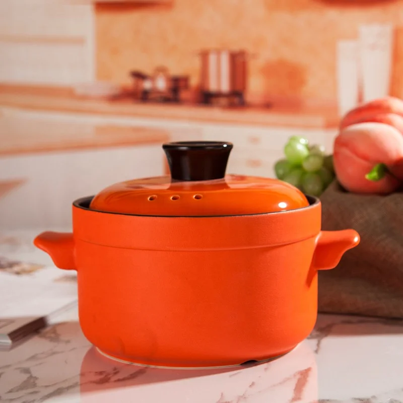 4L Factory customized wholesale ceramic pots ceramic pots for cooking dinner