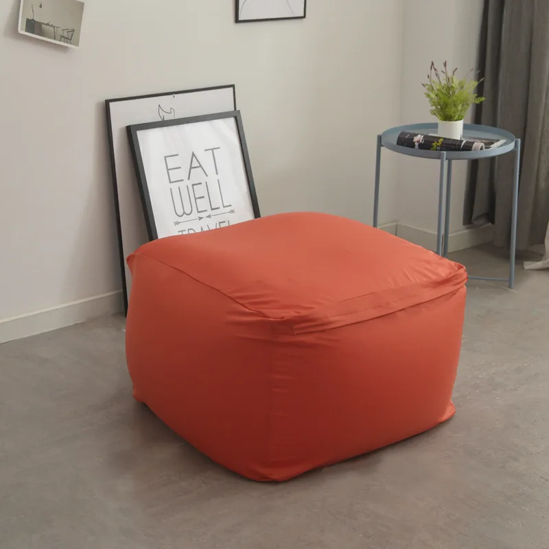 Bean Bag Chair Giant Flannel Cover No Filling Furniture Bed Big Sofa Bed  Three Size Cover Living Room Sofas