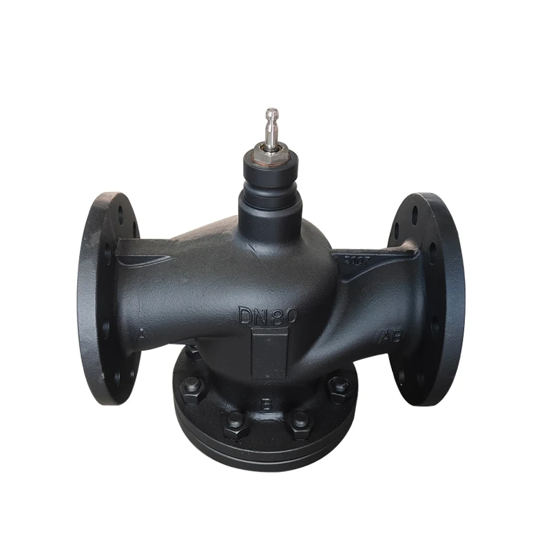 balance chamber valve body balance valve core structure DN80 electric control valve body