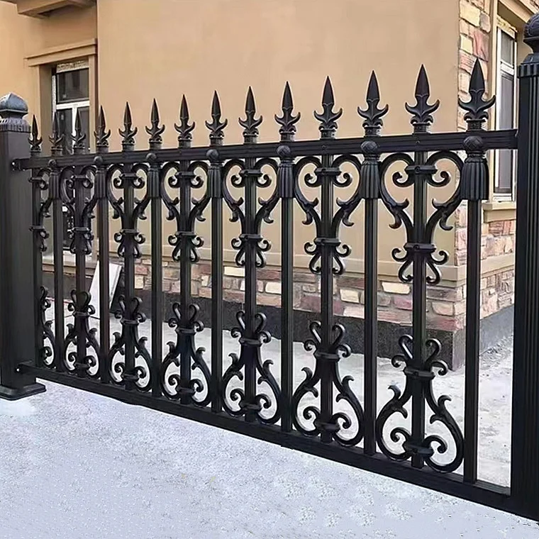 New Design Balcony Power Coated Aluminium Alloy Railings For Hotel And Villafoutdoor aluminum   abricate handrail and railing