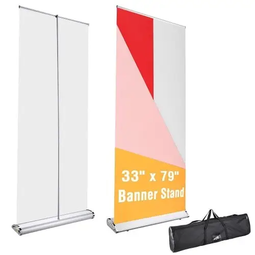 Luxury Custom Logo Digital Printing Retractable Roll Up Banner for