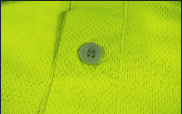 HiVis DN Cool Breathe Polo Shirt With Cross Back Workwear Hi Vis Polo Shirt Safety Reflective Short / Long