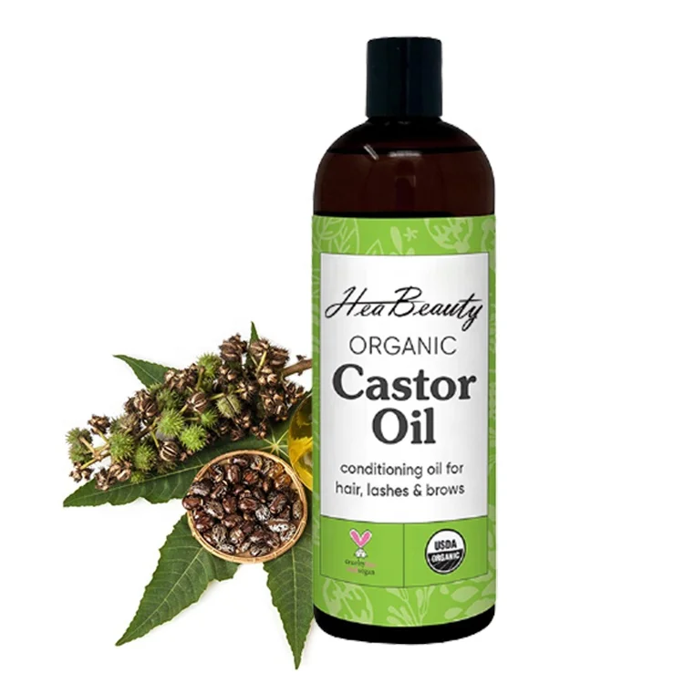 
Castor Oil Organic Cold-Pressed 100% Pure Essential Hair Growth Oil Natural Black Strong Caster Seeds Oil Soft Hair Private Labe 