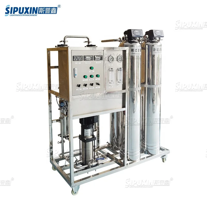 SPX 500LPH Automatic Water Treatment Equipment RO Reverse Osmosis Filter