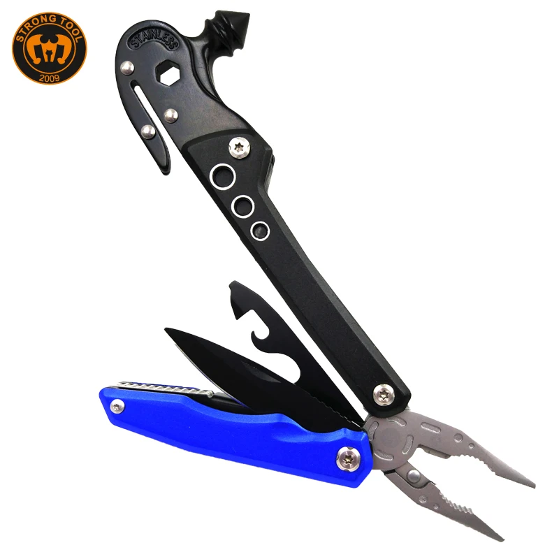 China Multi Tool Hammer White Survival Multifunctional Emergency Hammer for Outdoor Camping Cutting Stainless Steel