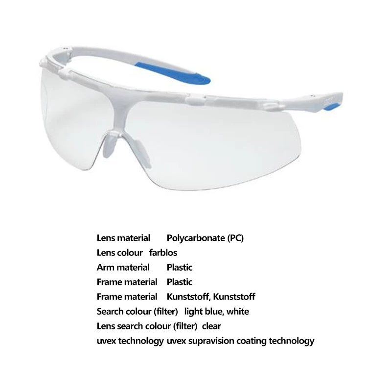 Uvex super fit 9178500 Chemical Resistant Anti Fog Goggles For Men Lentes De Seguridad Industrial Safety Glasses Eye Protection