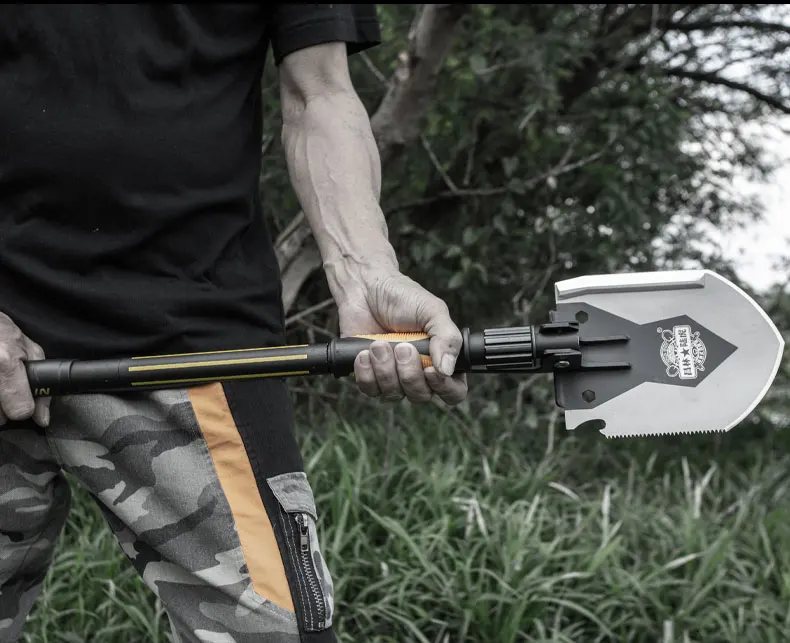 New Design  Multi-function Folding Shovel, Carbon Steel, Outdoor tools camping survival shovel emergency tool