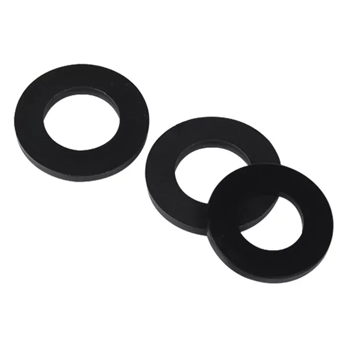 Black Plastic Nylon Flat Washer Plain Spacer Insulation thickened gasket M2 M3 M4 M5 M6 M8 M10 M12 M14