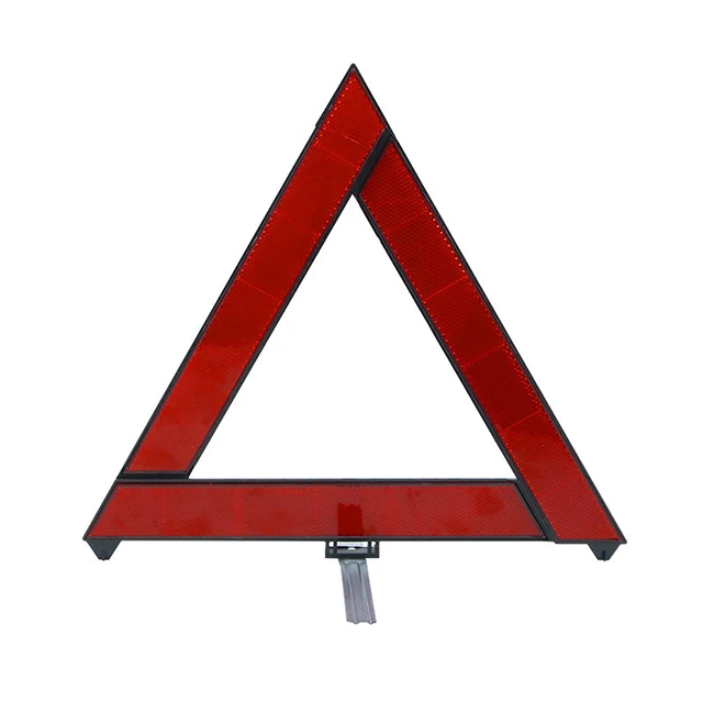 Necessary For Annual Vehicle Inspection Reflective Warning Sign For Automobile Tripod Warning Triangle Sign