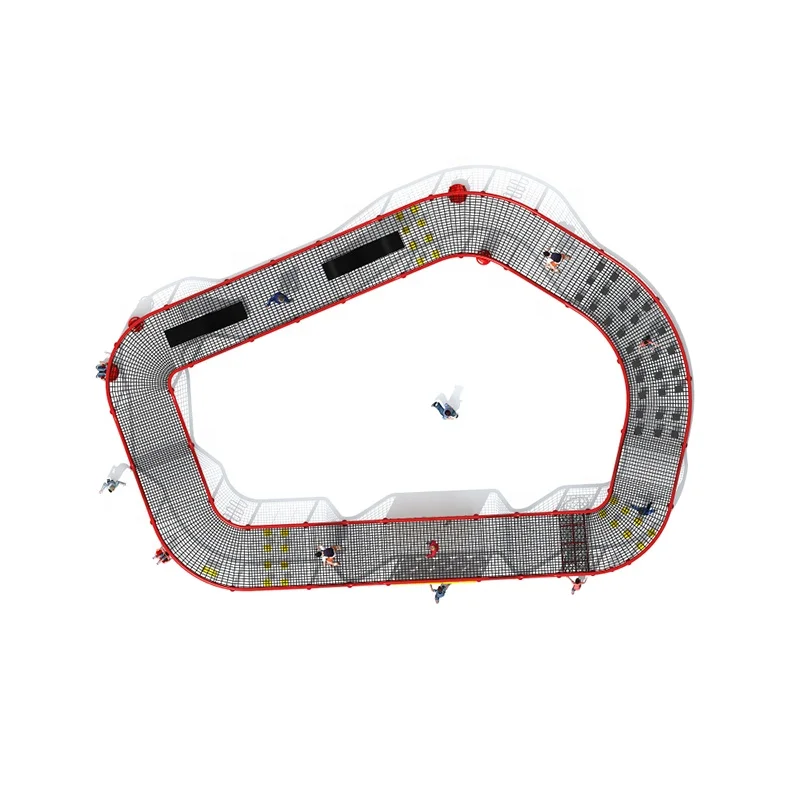 
Amusement park physical training climbing rope net outdoor playground for children 