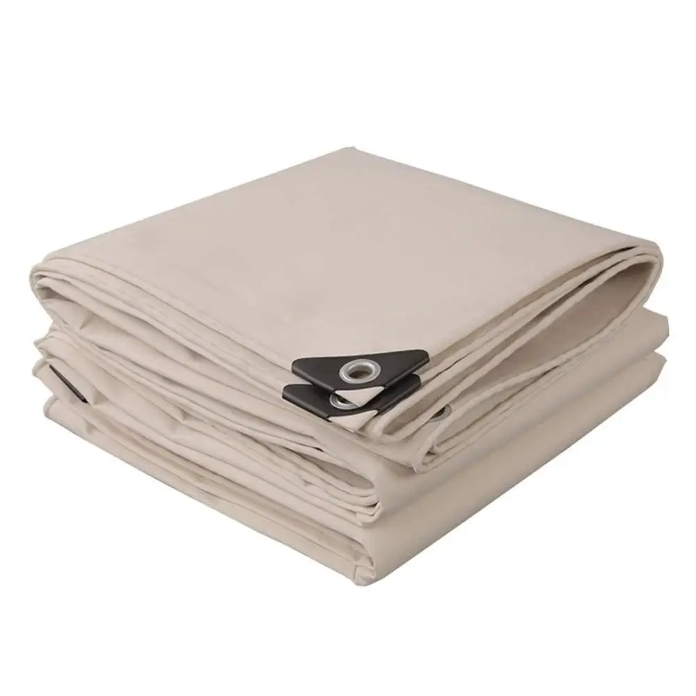 Белый брезентовый рулон, брезенты для тяжелых грузовиков, брезентовые волоконные брезенты для покрытия