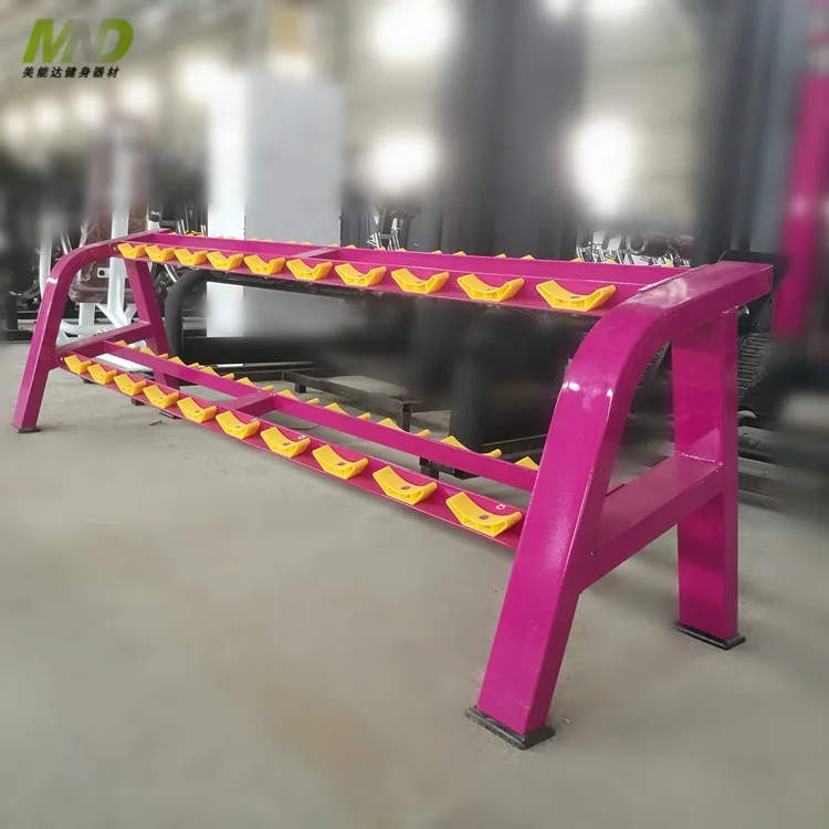 Sport Exercise Machine Weight Lifting Fitness Equipment Hex Neoprene Rubber Dumbbells Set Rack Wholesale Cast Iron Home Unisex