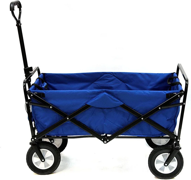 High Quality Customized Outdoor Camping Wagon Carts Collapsible Folding  Garden&Beach Tools Carts Utility Wagon Carts Trolley