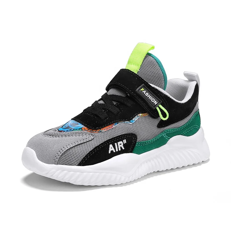 
Wholesale high quality lastest design breathable Walking lightweight boys and girls school Running shoes for kids 