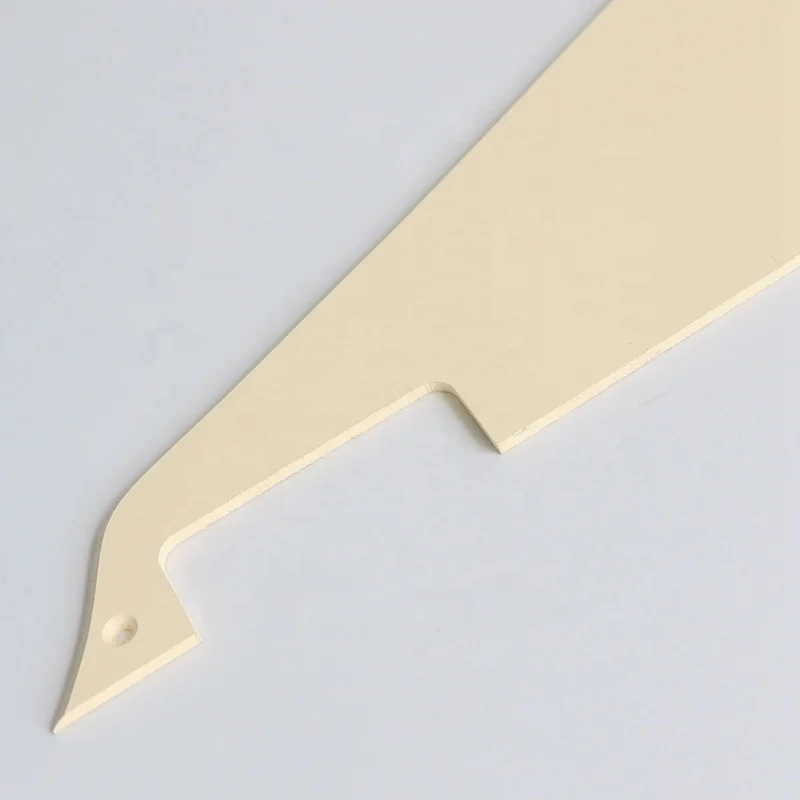 Donlis Custom 1ply Ivory Color 2009 Present Style Lp Guitar Pickguard for Wholesale Cream Replacement Parts