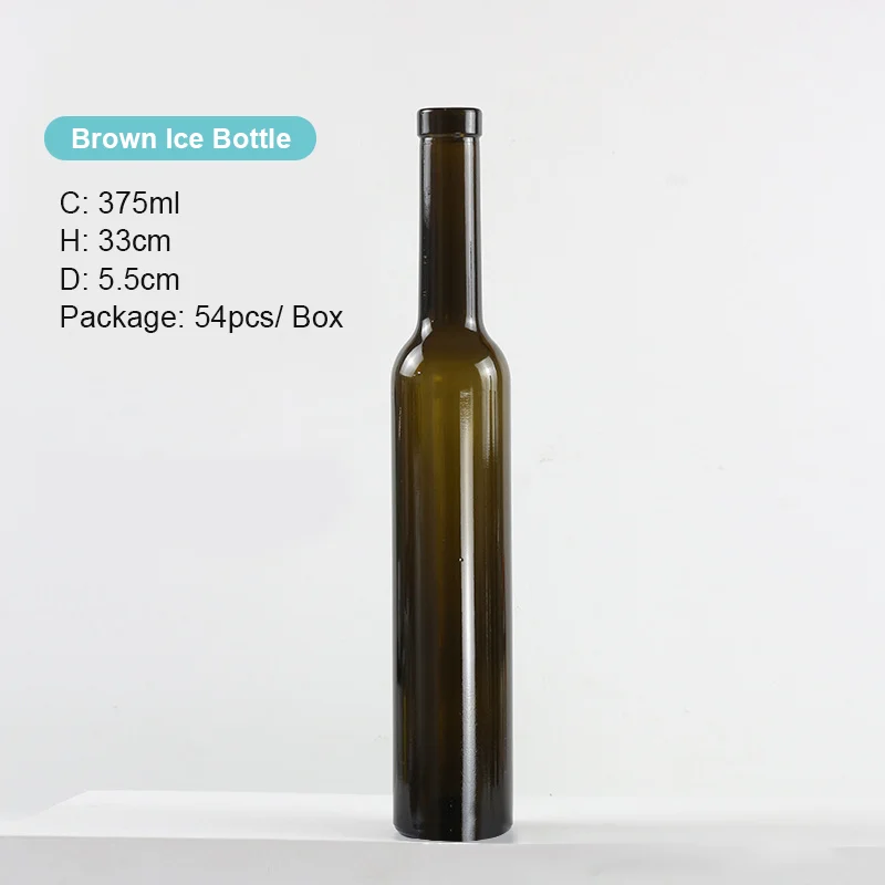 Wholesale Custom Empty Liquor Glass Whiskey Wine Bottle 500Ml Glass Bottle For Wine Vodka Brandy Whiskey