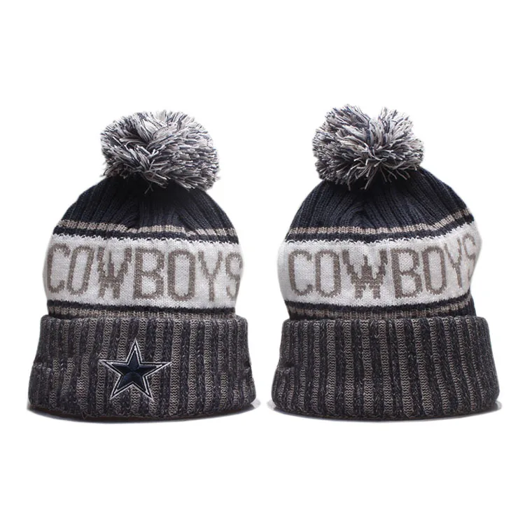 Selling Cowboys Knittedie And Scarf Hat 2021 New Hot Sale NFll Jersey Beanies