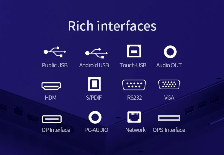 Смарт-ТВ 86 дюймов, 4K, светодиодный интерактивный сенсорный экран, ультратонкая интерактивная доска с алюминиевой рамкой, смарт-доски для школы