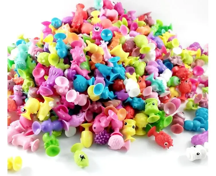 Mini Monster Sucker Capsule Model Little Cartoon Anime Animal Action Figures Suction Cup Puppets Toys For Children
