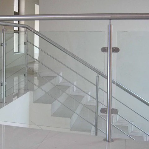 Cheap price glass railing design stainless steel baluster handrail post fence