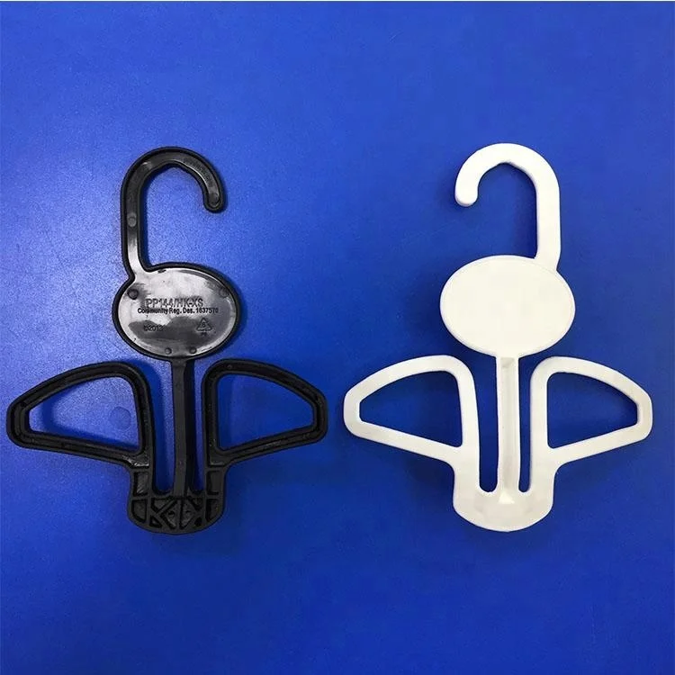 Durable black plastic shoe hook