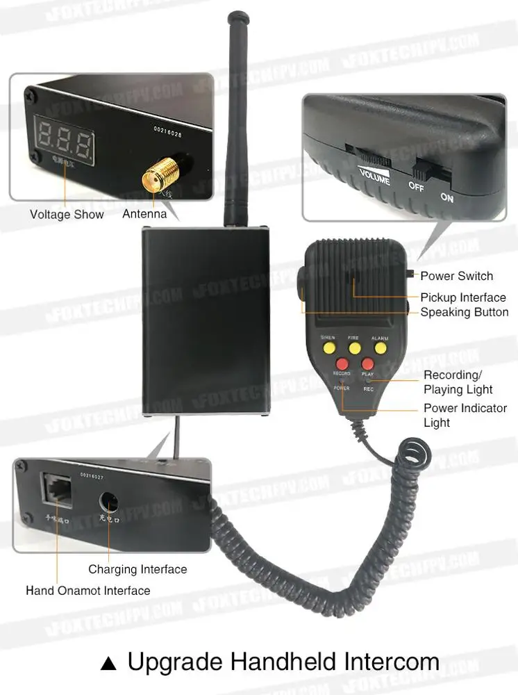 M6 Wireless Megaphone System for UAV Drone, Real-time Broadcasting system For DJI,UAV Airborne Speaker