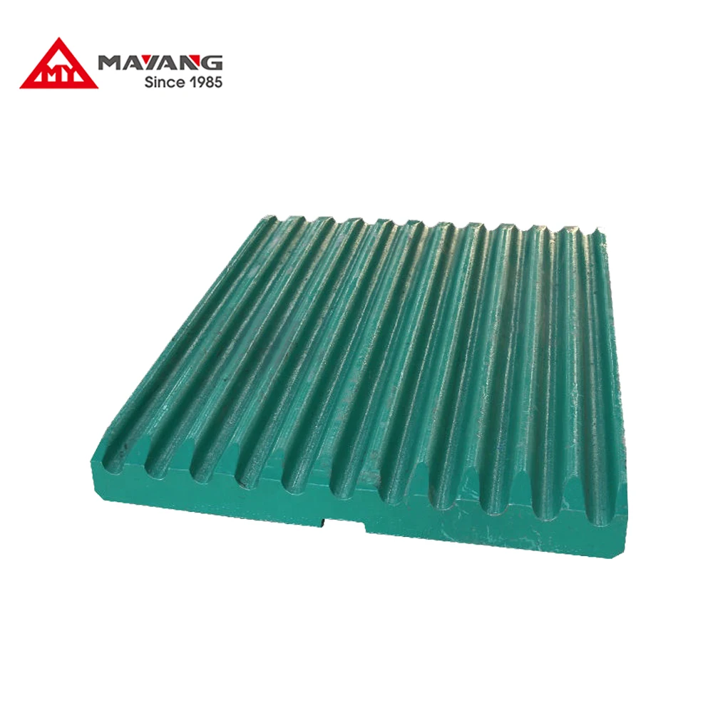 Manganese steel scrap jaw plate steel casting jaw plates