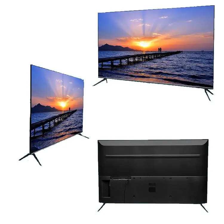 Chinese fashion style 4K smart Android LED TV 55-inch tempered glass TV