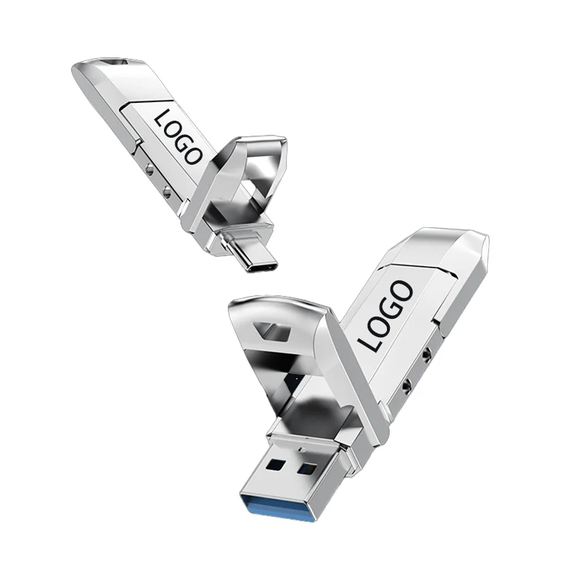 Fashionable New Style USB Flash Drive Custom Logo 16 64 128 GB U Disk For  Promotional Use