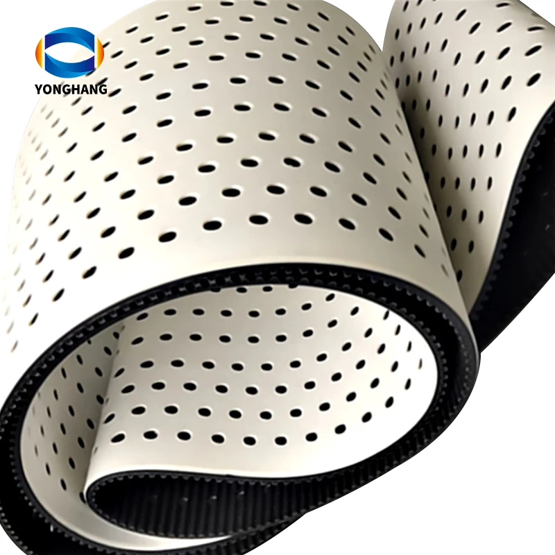 High temperature resistance and anti-sticking silicone timing belt for paper pulp plants ,food Processing