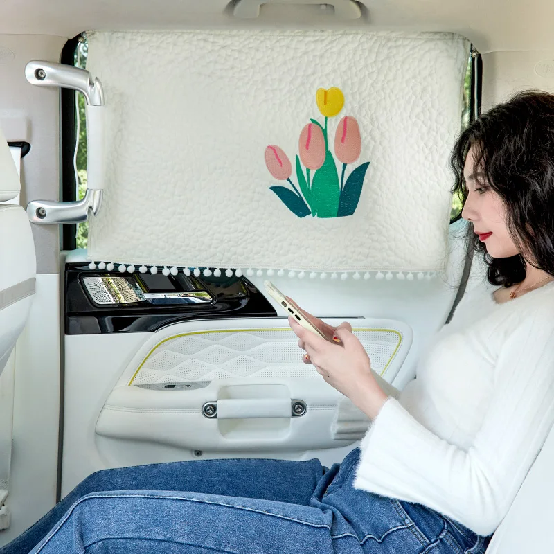 Wholesale Magnetic Car Sun Shade UV Protection Car Curtain Window Sunshade Side Window Curtain