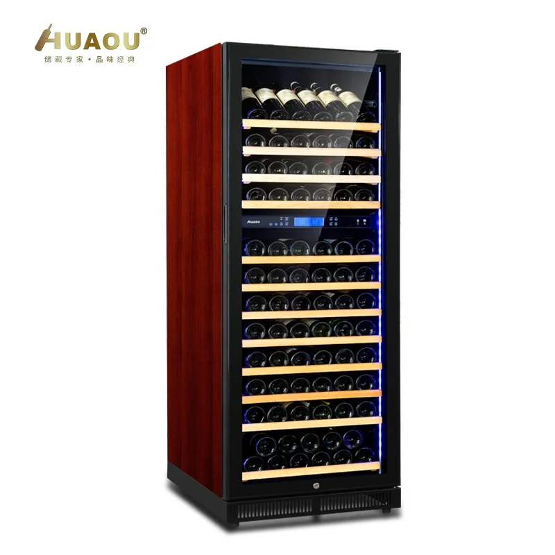 120 BottleSingle/двойной температурной зоны компрессор сенсорный холодильник охладитель вина