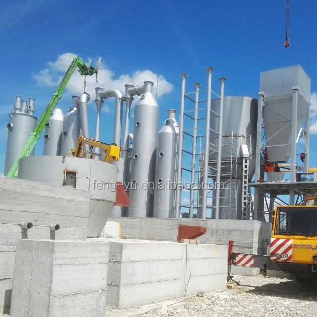 Fengyu 5MW wood chip waste biomass power plant under installation in Crotia