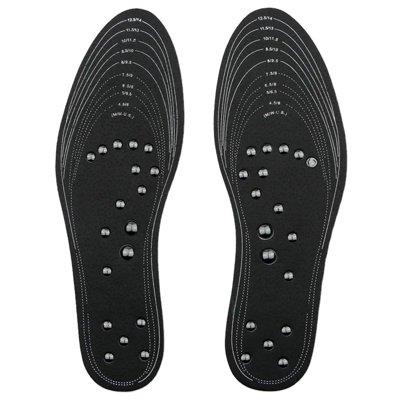 Unisex Acupressure Foot Massage Magnetic Felt Insoles