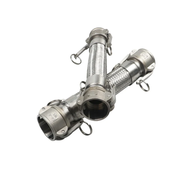Металлический шланг с гибким шлангом Camlock фитингами