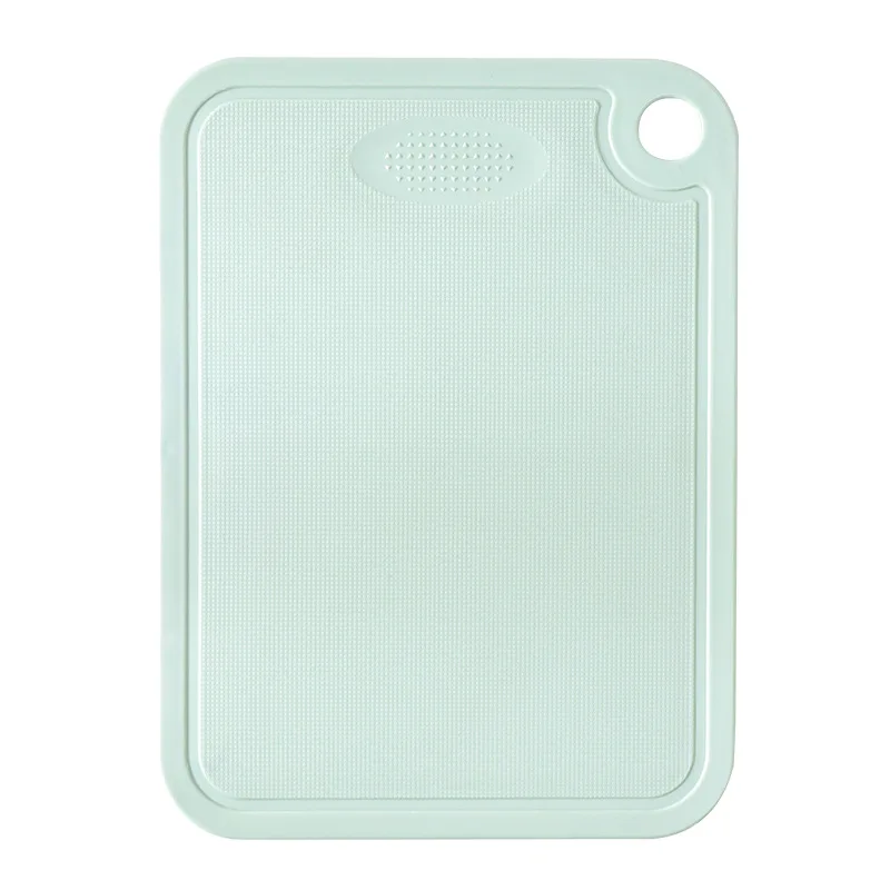 Double-sided fruit vegetable meat chopping board polka dot non-slip rectangular household picnic vegetable plastic cutting board