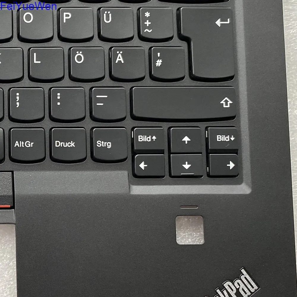 01AV163 оригинальный C чехол для Lenovo X1 Carbon 4th 2016 клавиатура DE Bezel UK винтовой Упор
