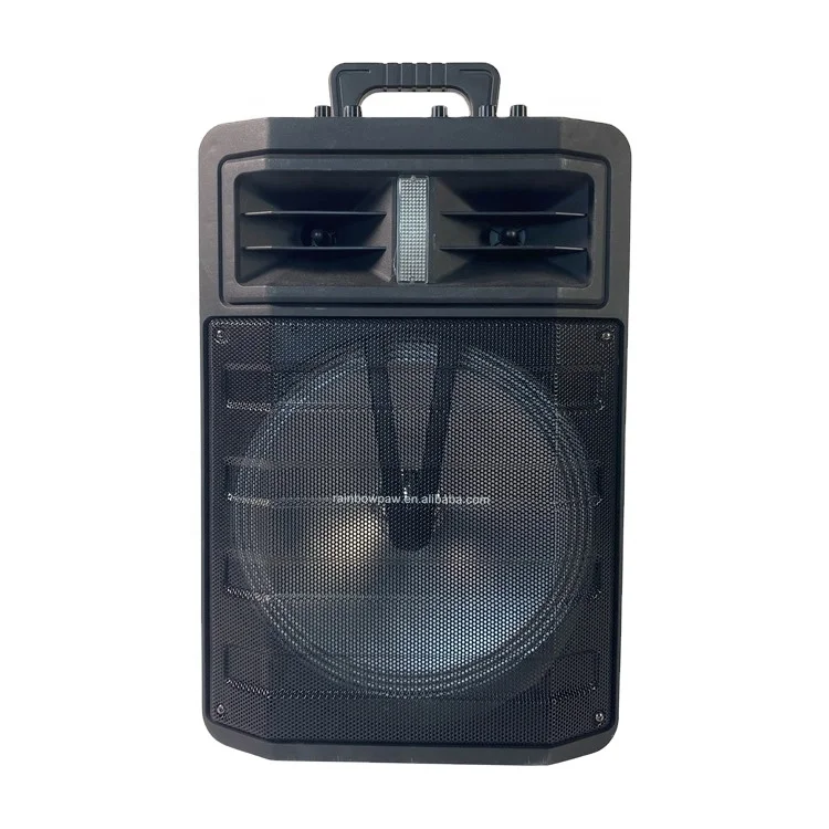 KTS 12 Inch Professional Led Light Sound Box Rechargeable Portable Party Speaker Karaoke With Microphone