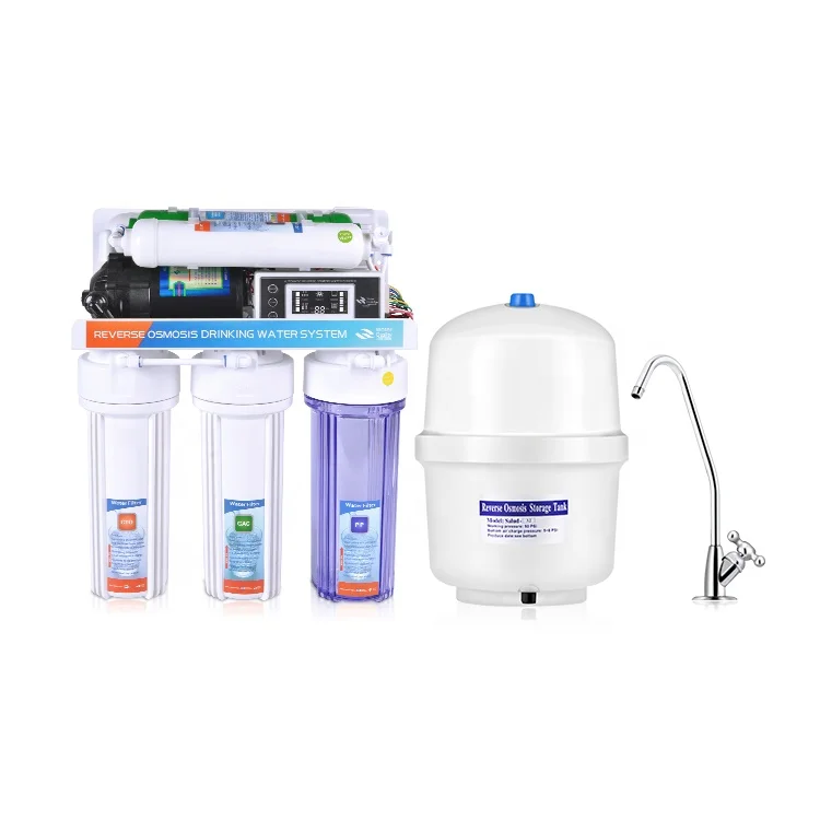 home appliances household ro water purifier TDS display 6 stage reverse osmosis system water filter household