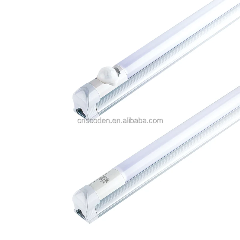 18W Radar Induction Lamp LED Tube Batten Light T8 Human Body Sensor with Motion Sensor